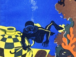 Человек живет под водой