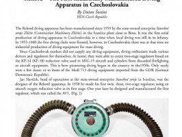 REKORD – The First Industrially Manufactured Diving Apparatus in Czechoslovakia