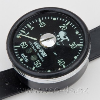 Náramkový membránový hloubkoměr Aqua-Sport Poseidon. 