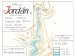 Kopie mapy hloubek vodní nádrže Jordán z roku 1931.
