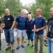 Jarda Knotek, Jirka Lukš, Ulf Barthel a s přítelkyní, Uwe Glöser a Christian Hor (zleva) na zahájení akce.