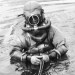 Moje první potápění v armádní soupravě PL-40 v květnu 1967. Poslední snímek před výstupem na břeh