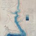 Originální mapa hloubek vodní nádrže Jordán, kterou profesor Boušek načrtl 10. listopadu 1931.