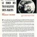 Obsah časopisu L’aventure Sous-Marine č. 83 únor 1971