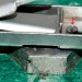 Detail seřizovacího mechanizmu pro nastavení pák.