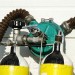 Detail připojení automatiky AV2 k přístroji Rekord.