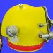 Diving helmet SP-20D (modified) - view from right.