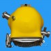 Diving helmet SP-20D (modified) - view from above.
