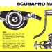 Automatiky Mark V v katalogu SCUBAPRO z roku 1971.