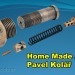 Rozložené jednotlivé části redukčního ventilu automatiky Home Made AV1 Pavel Kolář.