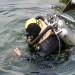 Potápění s přístrojem PL 401 s zatopeném lomu na Bořené Hoře v září roku 2019.