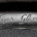 . Potápěčská maska Tiger Shark – detail názvu masky.