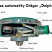 Řez automatiky Dräger „Delphin“. Obrázek: Tauchhistorie 3/2015, str. 42