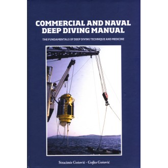 Titulní strana knihy Commercial and naval deep diving manual.