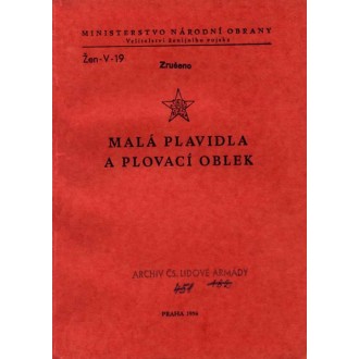 Předpis Žen-V-19 (1956) Malá plavidla a plovací oblek