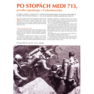 Po stopách Medi 713, prvního aqualungu v Československu