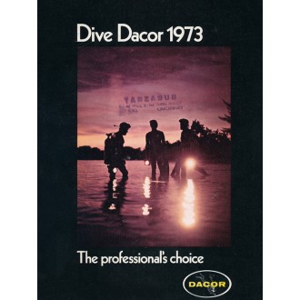 Katalog americké potápěčské firmy Dacor z roku 1973.