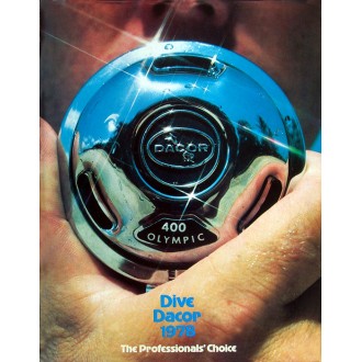 Katalog americké potápěčské firmy Dacor z roku 1978.