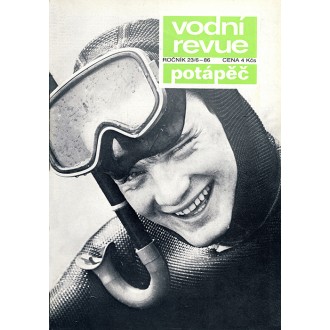 Titulní strana časopisu Vodní revue Potápěč 1986 č. 6